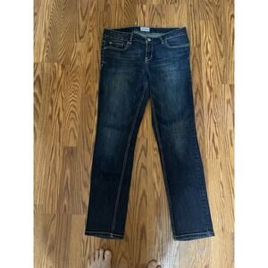 Aeropostale Bayla Skinny Denim Jeans Low Rise Dark  Wash Size 11/12 Short‎